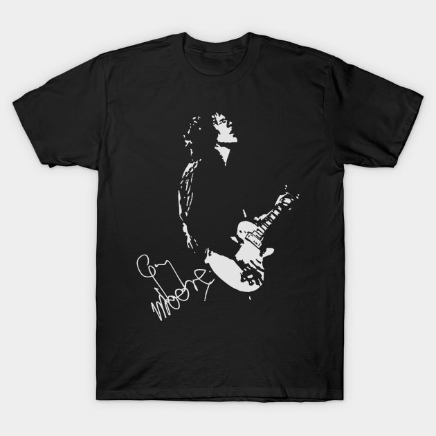 gary moore sillouette T-Shirt by tanjung karang